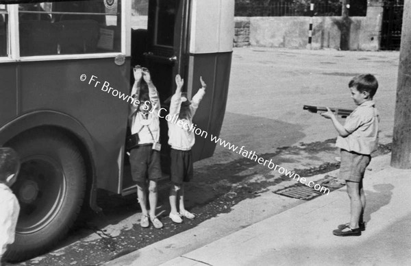 BUS SCENE BOYS PLAYING AT WESTPORT